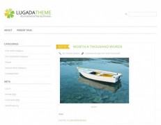 دانلود قالب وردپرس فارسی مینیمال Minimalist Responsive Lugada